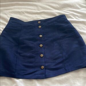Old Navy Blue A-line Mini Skirt Casual
